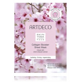 Artdeco Skin Yoga Collagen Booster Sheet Mask lakštinė kaukė veidui su kolagenu