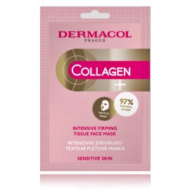 Dermacol Collagen+ Intensive Firming Tissue Face Mask intensyviai stangrinanti lakštinė kaukė veidui