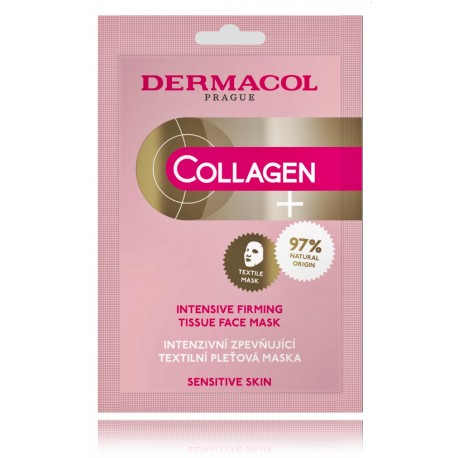 Dermacol Collagen+ Intensive Firming Tissue Face Mask lehtmask näole