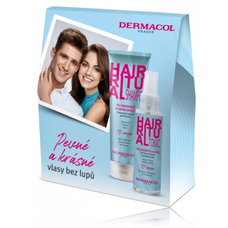 Dermacol Hair Ritual No Dandruff & Grow набор для волос (250 мл. шампунь + 100 мл. сыворотка)