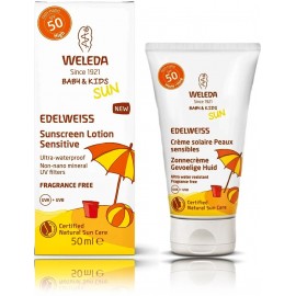 Weleda Sun Baby & Kids SPF50 apsauginis kremas vaikams ir kūdikiams