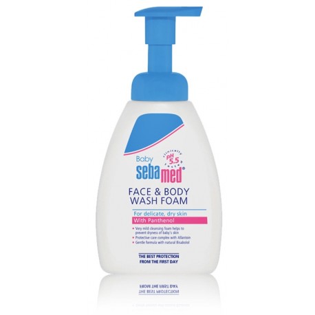 Sebamed Baby Face & Body Wash Foam vannivaht lastele