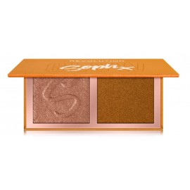 Makeup Revolution X Soph Duo Sugar Frosting švytėjimo suteikiančių priemonių paletė