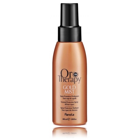 Fanola Oro Therapy Gold Mist Scented Protective Spray All Hair Types парфюмированный защитный спрей для всех типов волос