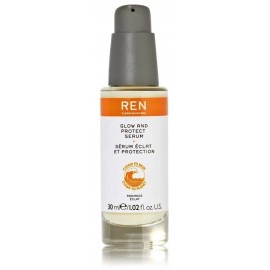 REN Glow & Protect Serum skaistinantis veido serumas