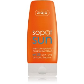 Ziaja Sopot Sun Cream SPF25 солнцезащитный крем для чувствительного к свету лица и тела