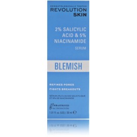 Revolution Skincare Blemish 2% Salicylic Acid & 5% Niacinamide сыворотка для лица для проблемной кожи