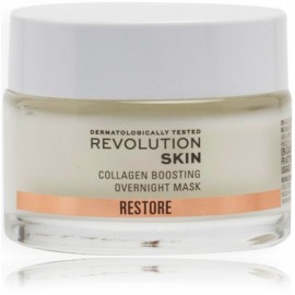 Revolution Skincare Restore Collagen Boosting Overnight atkuriamoji kolageną skatinanti naktinė veido kaukė