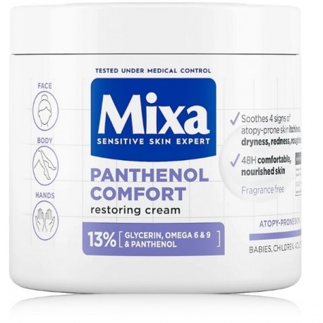 Mixa Panthenol Comfort Restoring Cream taastav kehakreem