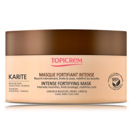 Topicrem Karite Intense Fortifying Mask stiprinamojijuukse mask lokkis juustele