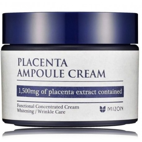 Mizon Placenta Ampoule Cream осветляющий крем для лица с плацентой против морщин