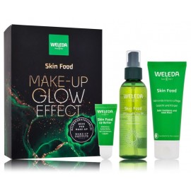 Weleda Skin Food Make-up Glow Effect набор для ухода за кожей (8 мл масло для губ + 75 мл крем + 100 мл сухое масло)