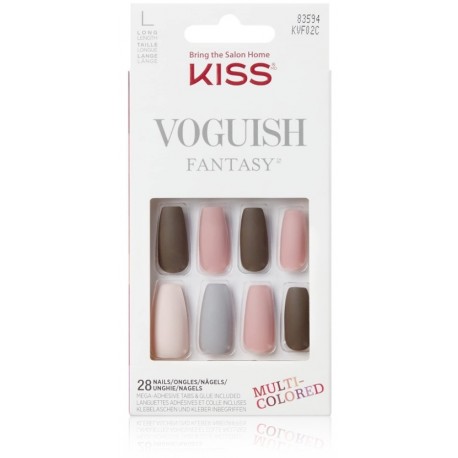 KISS Voguish Fantasy Ready-To-Wear Gel Nails Long клеящиеся искусственные ногти