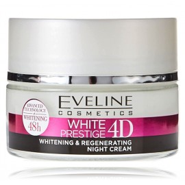 Eveline White Prestige 4D Whitening & Regenerating восстанавливающий ночной крем для лица для всех типов кожи
