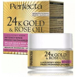 Perfecta 24K Gold & Rose Oil 60+ päeva- ja öökreem küpsele näonahale