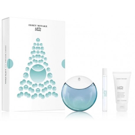 Issey Miyake A Drop d'Issey набор для женщин (90 мл EDP + 10 мл EDP + 50 мл крем для рук)