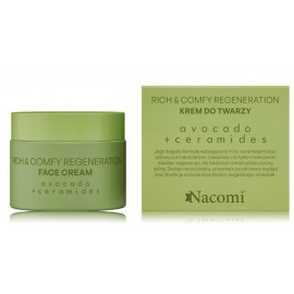 NACOMI Rich & Comfy Regeneration Avocado + Ceramides taastav näokreem