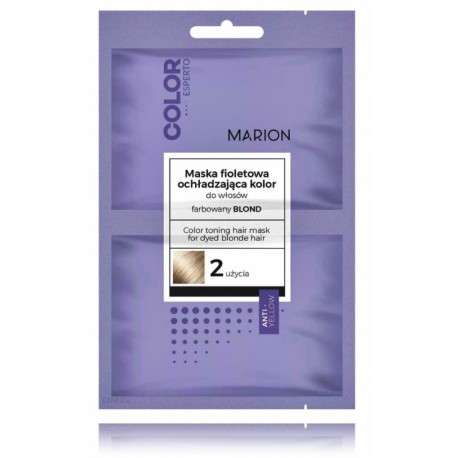 Marion Color Esperto Blond Mask нейтрализующая желтые тона маска для волос