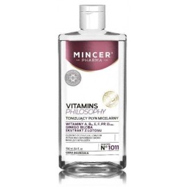 MINCER PHARMA Vitamins Philosophy No.1011 тонизирующая мицеллярная вода для зрелой кожи лица