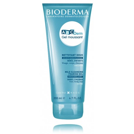 Bioderma ABCDerm Mild Cleansing Foaming Gel õrnalt vahutav pesugeel