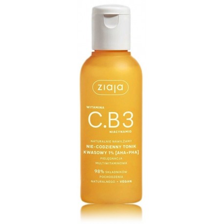 Ziaja Vitamin C.B3 Niacinamide Acid Face Tonic отшелушивающий тоник для лица