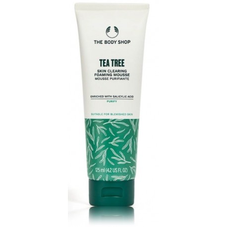 The Body Shop Tea Tree Skin Clearing Foaming Mousse очищающая пенка для лица