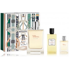 Hermes Terre D'Hermes Eau Givree набор для мужчин (100 мл. EDP + 80 мл. гель для душа + 12,5 мл. EDP)