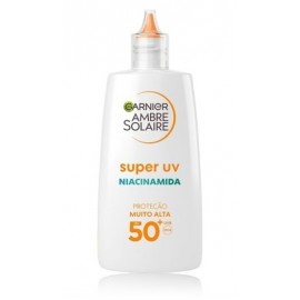 Garnier Ambre Solaire Super UV Niacinamide SPF50 + солнцезащитный флюид с ниацинамидом