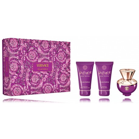 Versace Pour Femme Dylan Purple komplekt naistele (50 ml EDP + 50 ml kehakreem + 50 ml dušigeel)