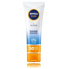 Nivea Sun UV Face Shine Control SPF50 läiget vähendav kaitsev näokreem