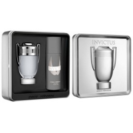 Paco Rabanne Invictus komplekt meestele (100 ml EDT + 150 ml pihustatav deodorant)