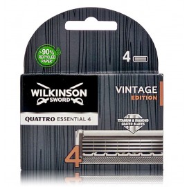 Wilkinson Sword Quattro Essential 4 Vintage Edition žiletiterad