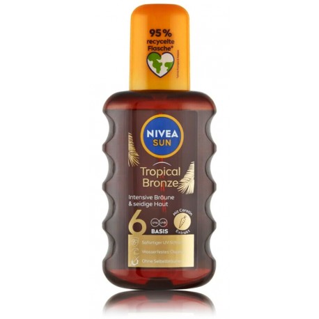 Nivea Sun Oil Spray SPF6 масло для загара