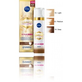 Nivea Cellular Luminous 630 CC Cream SPF30 tooniv näokreem pigmendilaikude vastu