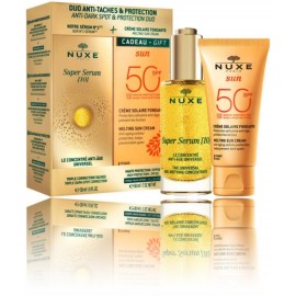 Nuxe Super Serum [10] набор (сыворотка для лица 30 мл. + защитный крем для лица SPF50 50 мл.)