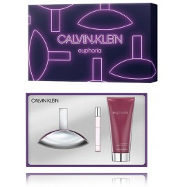 Calvin Klein Euphoria komplekt naistele (100 ml EDP + 10 ml  EDP + 200 ml ihupiim)