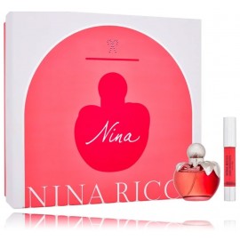 Nina Ricci Nina komplekt naistele (50 ml EDT + 2,5 g vedel huulepulk)