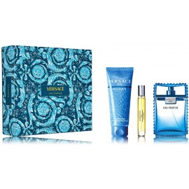 Versace Man Eau Fraiche komplekt meestele (100 ml EDT + 10 ml EDT + 150 ml dušigeel)