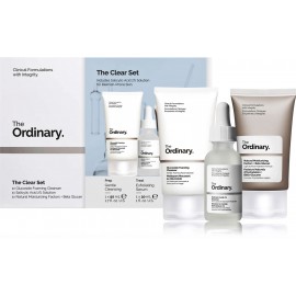 The Ordinary The Clear komplekt näole (50 ml puhastusvahend + 30 ml geel + 30 ml seerum)