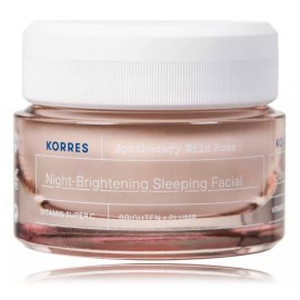 Korres Wild Rose Sleeping Facial Night Cream придающий сияние ночной крем для лица