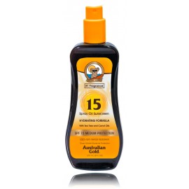 Australian Gold Spray Oil Sunscreen SPF15 pihustatav päikesekaitseõli