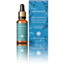 Antipodes Maya Hyaluronic 72-Hour Hydration niisutav näoseerum kuivale nahale