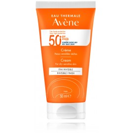 Avène Eau Thermale Cream Invisible Finish SPF50+ kaitsev näokreem kuivale/tundlikule nahale