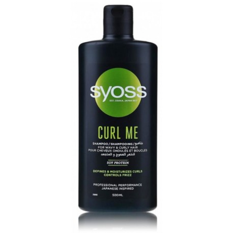 Syoss Curl Me Shampoo šampoon lainelistele ja lokkis juustele