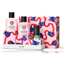 Maria Nila Luminous Color Set komplekt (šampoon 350 ml + palsam 300 ml + argaaniaõli 30 ml)