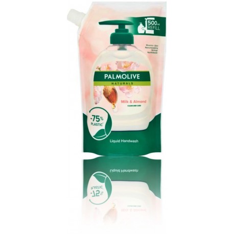 Palmolive Naturals Almond & Milk жидкое кремовое мыло для рук