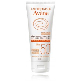 Avène Eau Thermale Mineral Lotion SFP 50+ солнцезащитный лосьон для лица и тела