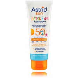 Astrid Sun Kids 6+ Face And Body Cream SPF50 näo- ja kehapäikesekreem lastele