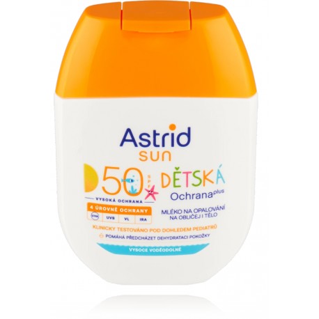 Astrid Sun Kids Face and Body Lotion SPF50 päikesekaitse näo- ja kehakreem lastele