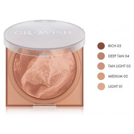 Huda Beauty GloWish Soft Radiance Bronzing Powder бронзер